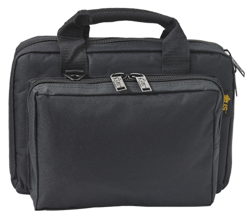 US PeaceKeeper P21105 Mini Range Bag Water Resistant Black 600D Polyester with 8 Mag Pockets, Lockable Zippers & Wraparound Handles 12.75" L x 8.75" H x 3" D Exterior Dimensions