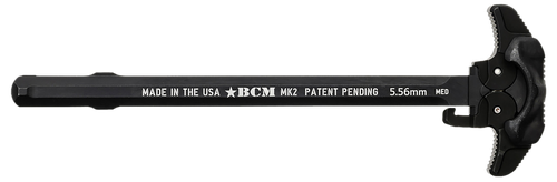 BCM GFHMK2LRGAMBI Ambidextrous MK2 Charging Handle Compatible w/ Mil-Spec AR-15 Black 7075 T-6 Aluminum