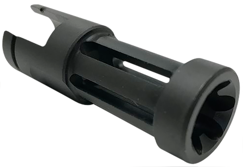 Samson 040606203 Flash Hider  Black Oxide Stainless Steel with 2.50" OAL & .860" Diameter for Ruger 10/22