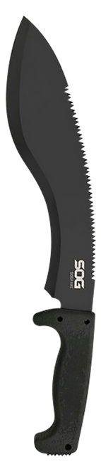 S.O.G SOGMC11N SOGfari  12" Black Hardcased 3Cr13MoV SS Blade Black Kraton Handle 18" Long Includes Sheath