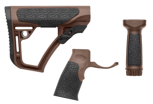 Daniel Defense 2810206145011 Collapsible Buttstock Pistol Grip/Vertical Foregrip AR-15 Mil Spec +