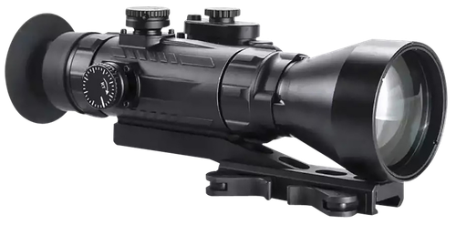 AGM Global Vision 15WP4423483111 Wolverine Pro-4 3AL1 Night Vision Rifle Scope Matte Black 4x70mm Gen 3 Auto-Gated Level 1 Illuminated Red Chevron w/Ballistic Drop Reticle