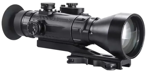 AGM Global Vision 15WP4423483111 Wolverine Pro-4 3AL1 Night Vision Rifle Scope Matte Black 4x70mm Gen 3 Auto-Gated Level 1 Illuminated Red Chevron w/Ballistic Drop Reticle