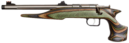 Chipmunk 41105 Hunter Adult 22 Mag 1rd 9" Threaded Stainless Steel Single Shot Barrel, Camo Laminate Stock