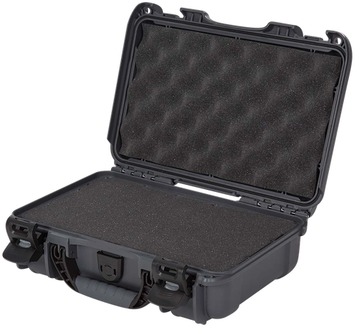 Nanuk 9091007 909  Waterproof & Airline Approved Graphite Resin w/ Cubed Foam 11.44" L x 7" W x 3.68" H Interior Dimensions