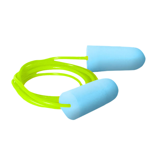 Radians FP75BBP3 Prohibitor Earplugs Foam In The Ear Lime Green/Light Blue