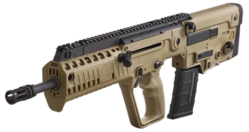 IWI US XFD18 Tavor X95 5.56x45mm NATO Caliber with 18.50" Barrel, 30+1 Capacity, Flat Dark Earth Metal Finish, Flat Dark Earth Fixed Bullpup Stock & Polymer Grip Right Hand