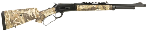 Taylors & Company 210317 Pedersoli 1886 Journey 45-70 Gov 5+1 19" Black Cerakote Barrel, Black Cerakote Drilled & Tapped Receiver, Adj Cheekrest Camo Synthetic Stock