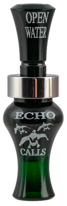 Echo Calls 77764 Open Water  Open Call Single Reed Mallard Hen Sounds Attracts Ducks Dark Green Acrylic