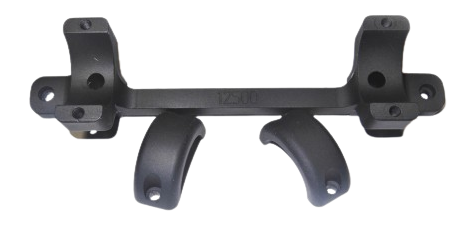 DNZ X97500   Black Aluminum 30mm Tube Medium Rings