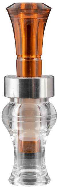 Echo Calls 77806 Timber Bourbon & Water Double Reed Mallard Sounds Attracts Ducks Brown/Clear Polycarbonate