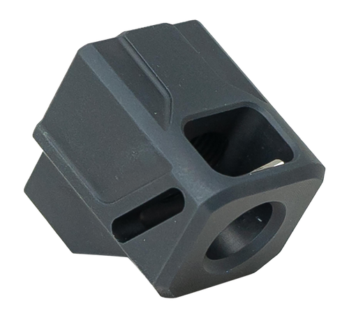 Faxon Firearms FFPACOMPDSMP01 EXOS-514 Compensator for M&P Black Aluminum 1/2"x28 Threads 1.10" OAL 9mm