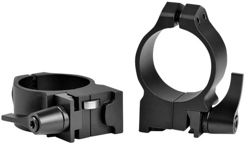 Warne 14RLM Maxima  Matte Black Steel 30mm Tube Medium 0 MOA, Fits Ruger No.1/Mini 14/Blackhawk