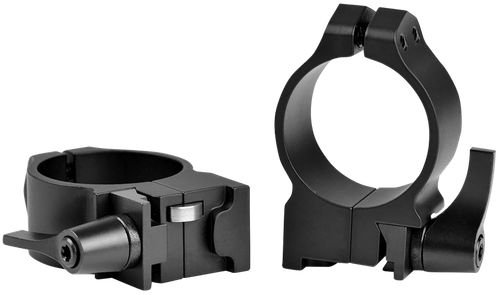 Warne 14RLM Maxima  Matte Black Steel 30mm Tube Medium 0 MOA, Fits Ruger No.1/Mini 14/Blackhawk