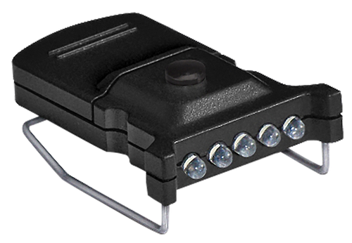 Cyclops CYC-MHC2PK-W Micro Hat Clip Light Black 10 Lumens White LED