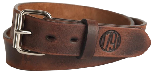 1791 Gunleather BLT014650VTGA 01 Gun Belt Vintage Leather 46/50 1.50" Wide Buckle Closure