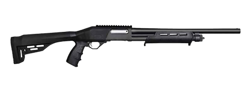JTS Shotgun X12PT X12PT  12 Gauge Pump 2.75" 4+1 18.56" Black Barrel, Black Receiver w/Picatinny Rail, Black Synthetic Stock, Black Polymer Grip