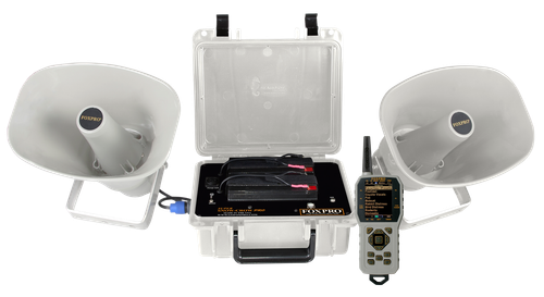 Foxpro SSCPW Super Snow-Crow Pro  Attracts Crow/Predator/Snow Goose Features TX1000 Transmitter White ABS Polymer