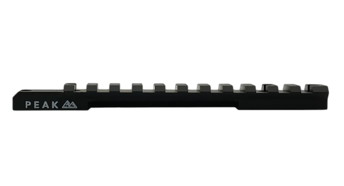 Weatherby J010002 Picatinny Rail Peak 44 Black Aluminum Weatherby Mark V Picatinny Rail/Weaver Mount Standard 6-Lug Action