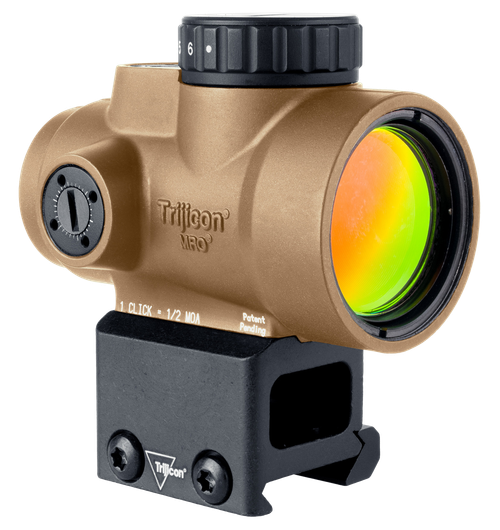 Trijicon 2200349 MRO SD  Coyote Tan 1x25mm 2 MOA Green Dot Reticle Lower 1/3 Co-Witness Mount