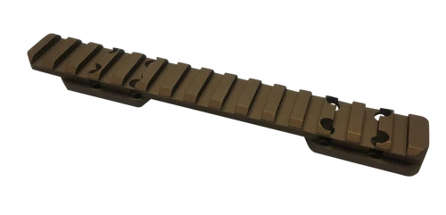 Talley P00SB735 Browning X-Bolt Smoked Bronze Picatinny Rail  Short Action 0 MOA