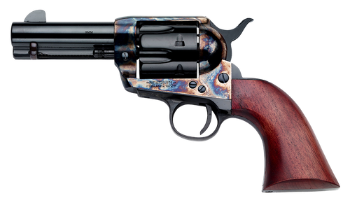 Pietta SA733024ML 1873  9mm Luger 6 Shot 3.50" Blued Steel Barrel, Blued Cylinder, Color Case Hardened Steel Frame, Walnut Grip