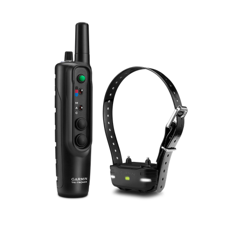 Garmin 0100120200 Pro 550 Bundle Handheld Black w/BarkLimiter, Remote Operation Beacon Lights, Tri-Tronics Rechargeable Li-ion; Collar .75" Up to 3 Dogs 1 Mile Range