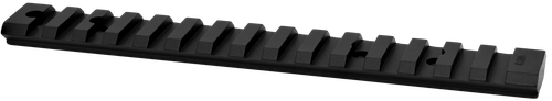 Warne V4T3M Vapor Picatinny Rail Black Anodized Aluminum Fits Tikka T3/T3x, 0 MOA