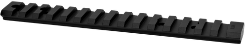 Warne V4T3M Vapor Picatinny Rail Black Anodized Aluminum Fits Tikka T3/T3x, 0 MOA