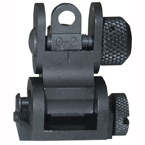 AR-15  FLIP-UP  TACTICAL REAR SIGHT BLACK