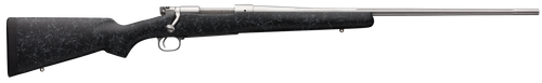 Winchester Guns 535242299 Model 70 Extreme Weather 6.8 Western Caliber with 3+1 Capacity, 24" Barrel, Matte Stainless Metal Finish & Gray Webbed Black Fixed Bell & Carlson Stock Right Hand (Full Size)