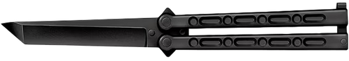 Cold Steel CS-92EAB FGX Balisong 5" Folding Plain Tanto Black Griv-Ex Blade/Handle
