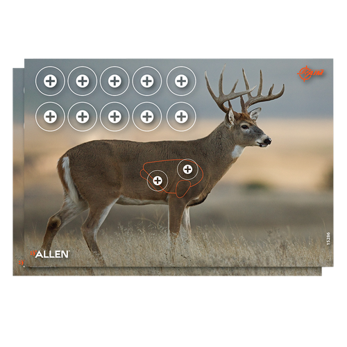 EZ-Aim 15286 Whitetail  Deer Paper Hanging 23" x 35" Multi-Color Includes Pasters 2 Per Pkg