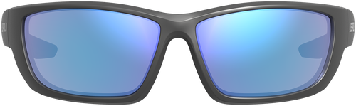 LEU 186746 CHEYENNE   MATTE BLACK     BLUE MIRROR