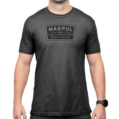 Magpul MAG1526-010-XL Go Bang Parts  Charcoal Gray Cotton/Polyester Short Sleeve XL