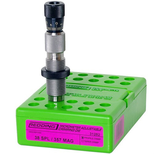 38 SPECIAL/357 MAGNUM ADJUSTABLE PROFILE CRIMP DIE