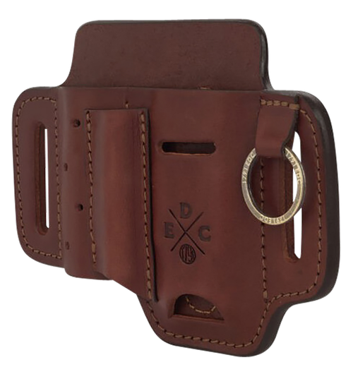 1791 Gunleather STESSFCHNA EDC Standard Easy Slide OWB Chestnut Leather Belt Slide Ambidextrous