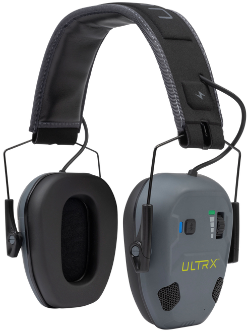 Allen 4171 Bionic Fuse Earmuff Over the Head Slate Gray Bluetooth Enabled