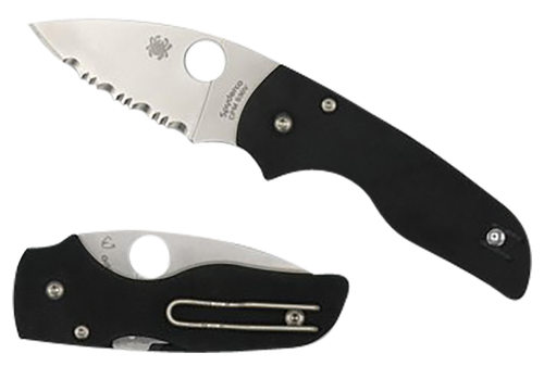 Spyderco C230GP Lil' Native  2.42" Folding Plain Satin CPM S30V SS Blade/Black Textured G10 Handle Includes Pocket Clip