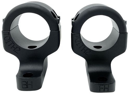 DNZ 701H2 Game Reaper 2 Scope Mount/Ring Combo Matte Black 1" Howa