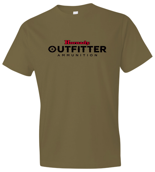 Hornady Gear 31363 Big Buck  Coyote Brown, Cotton Short Sleeve, Semi-Fitted, Large
