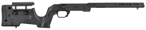 Mdt Sporting Goods Inc 105524BLK XRS Chassis Black Aluminum Core with Polymer Panels, Adj. Cheekrest, M-LOK Forend, Interchangeable Grips, Fits Tikka T1X