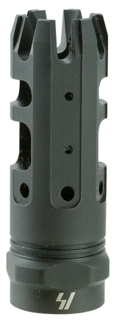 Strike Industries KINGCOMP30 King Comp  Black Steel with 5/8"-24 tpi Threads, 2.62" OAL & 0.87" Diameter for 308 Win, 7.62x51mm NATO AR-Platform