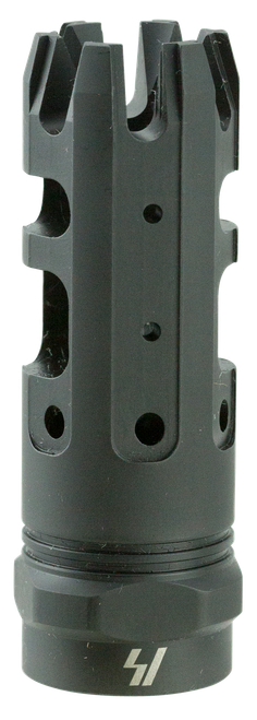Strike Industries KINGCOMP30 King Comp  Black Steel with 5/8"-24 tpi Threads, 2.62" OAL & 0.87" Diameter for 308 Win, 7.62x51mm NATO AR-Platform