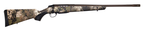 Tikka JRTXVW319 T3x Lite 6.5 PRC 3+1 24.30" Fluted/Threaded, Midnight Bronze Cerakote Barrel/Rec, Veil Wideland Synthetic Stock, Interchangeable Grip, Muzzle Brake