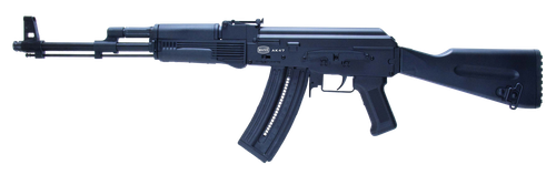 Mauser Rimfire 4070024 AK-47  22 LR 24+1 16.50" Barrel, Steel Receiver, Black Metal Finish, Adjustable Rear Sight, Black Wood Furniture