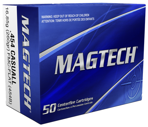 Magtech 454B Range/Training  454Casull 260gr Full Metal Jacket Flat Nose 20 Per Box/50 Case