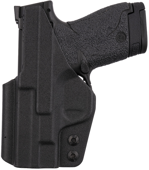 1791 Gunleather TACIWBSHIELDBLKR Tactical Kydex  IWB Black Kydex Belt Clip Fits S&W Shield