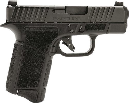Gforce Arms GF932512GB Rapture  Sub-Compact Frame 9mm Luger 12+1 3.25" Black Steel Barrel, Black Steel Optic Cut/Serrated Slide, Gray Cerakote Polymer Frame, Shield RMSc/RMR Footprint
