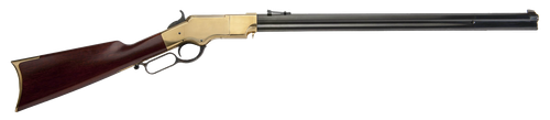 Cimarron CA288 1860 Henry Civilian 45 Colt (Long Colt) 12+1 24" Blued Octagon Barrel, Brass Stainless Steel Receiver, Walnut Fixed Stock, Right Hand